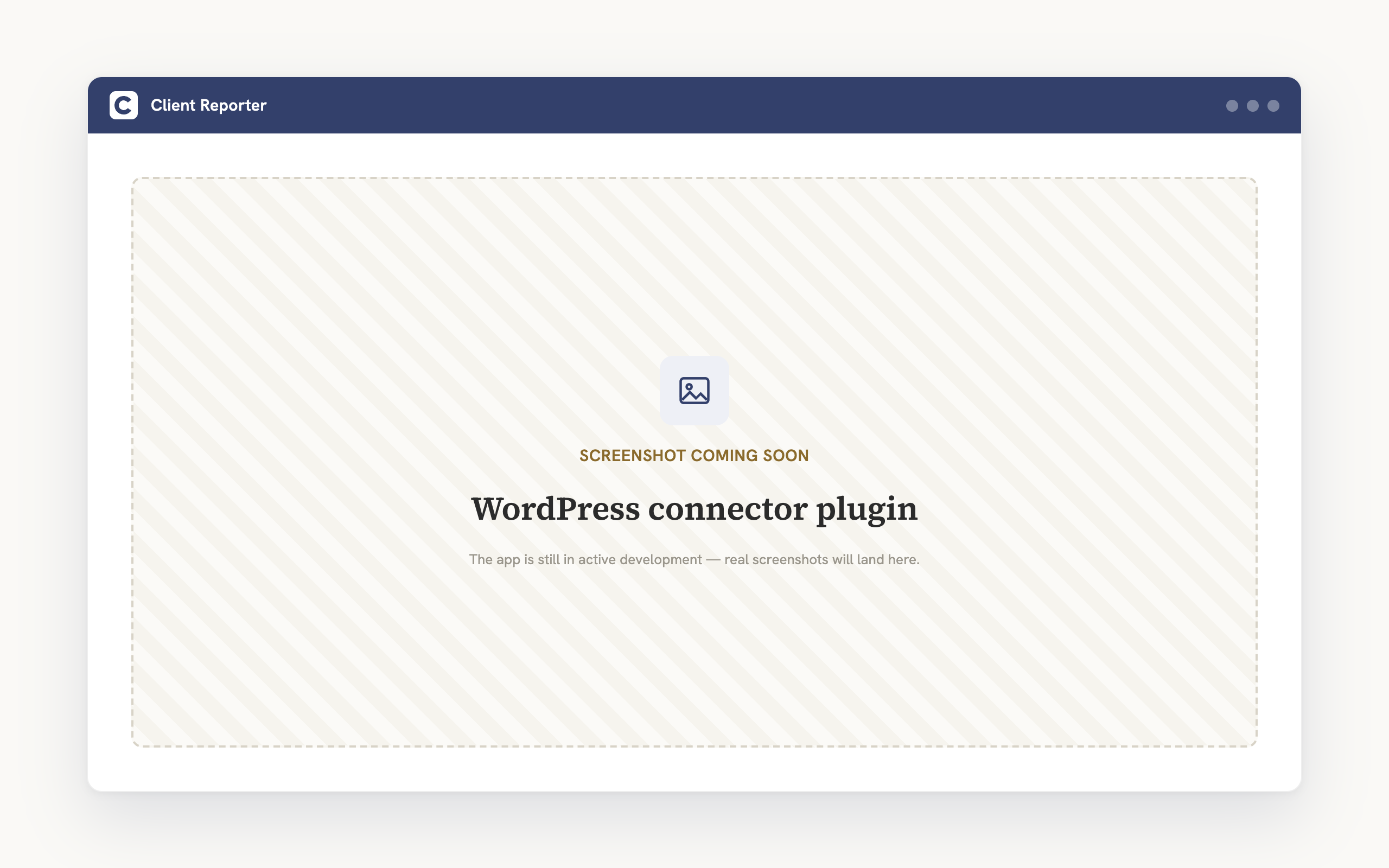 WordPress connector plugin